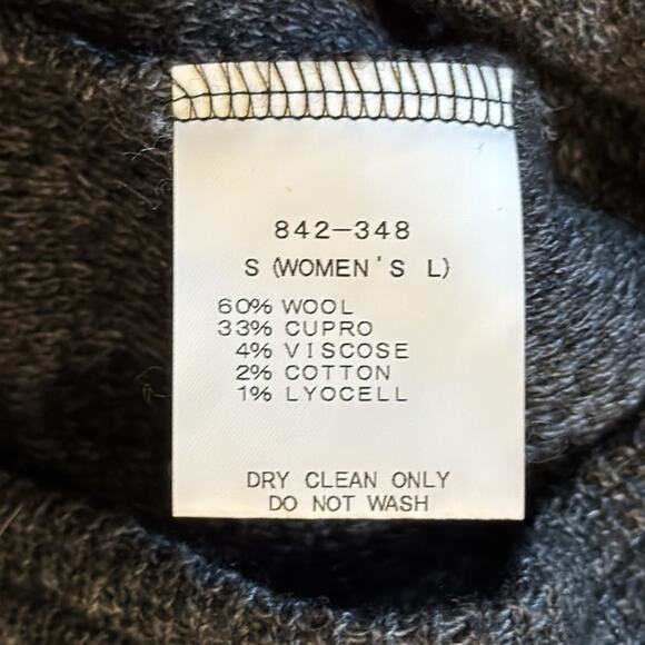 V Room Women's Hi Lo Sweater Midi Dress Charcoal Gray Size L - Picture 7 of 8